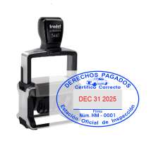 TR5460-2-SM-01 MARBETE OVALADO