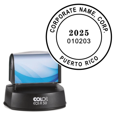 TREOSR-50-B-01A Sello Redondo Personalizado