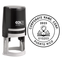 TRR-50-B-01 Sello Redondo Personalizado con Logo